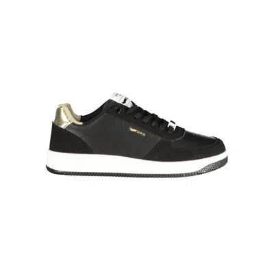 Gas Black Polyurethane Women Sneaker