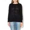 Gas Black Wool Sweatshirt In Black