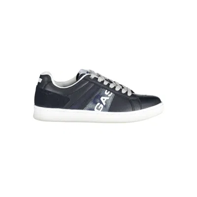 Gas Blue Artificial Leather Men's Sneaker