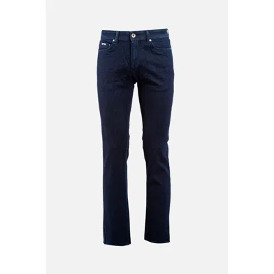 Gas Blue Cotton Straight-leg Jeans