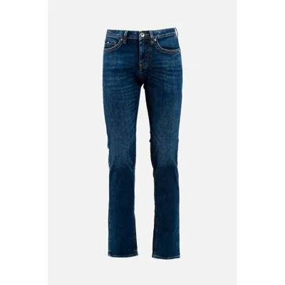 Gas Blue Cotton Straight-leg Jeans