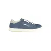 Gas Blue Polyester Athletic Sneakers In Blue