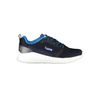 Gas Blue Polyester Men's Sneaker