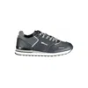 Gas Blue Polyester Sneaker In Gray