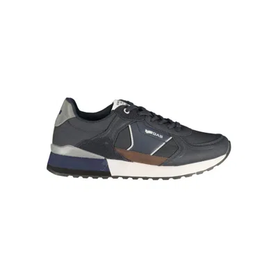 Gas Blue Polyurethane Men's Sneaker In Multi