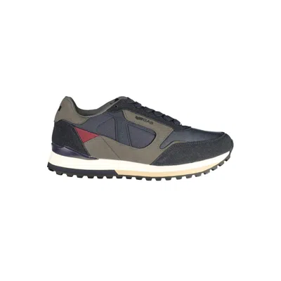 Gas Blue Polyurethane Men's Sneaker In Multi