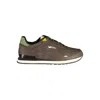 Gas Brown Polyester Sneaker In Brown