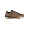 Gas Brown Polyester Sneaker In Brown