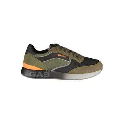 Gas Green Polyurethane Men's Sneaker In Brown