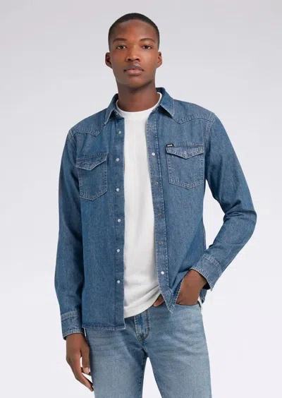 Gas Jeans Shirts Man  151495 Kant New 13mm In Blue