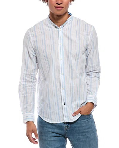 Gas Linen-blend Shirt In White