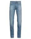 Gas Man Jeans Blue Size 31w-34l Cotton, Elastane In Blue