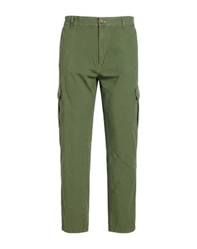 Gas Man Pants Military Green Size Xs Cotton, Elastane
