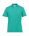 Gas Man Polo Shirt Green Size Xl Cotton, Elastane