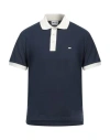 Gas Man Polo Shirt Midnight Blue Size S Cotton, Elastane