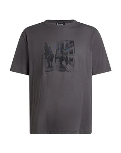 Gas Man T-shirt Charcoal Size Xl Cotton In Gray