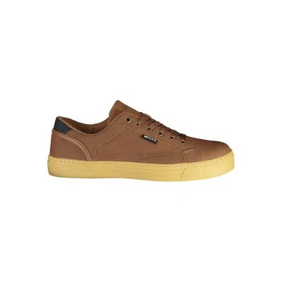 Gas Marrone Poliestere Men Sneaker In Brown
