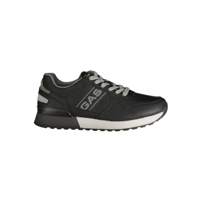 Gas Nero Polyurethane Men's Sneaker In Animal Print