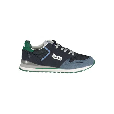 Gas Polyester Men's Sneaker In Blue