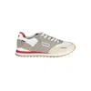 Gas White Polyester Sneaker In White
