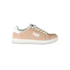 Gas Pink Polyester Sneaker In Pink