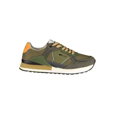 Gas Verde Polyurethane Men Sneaker In Green