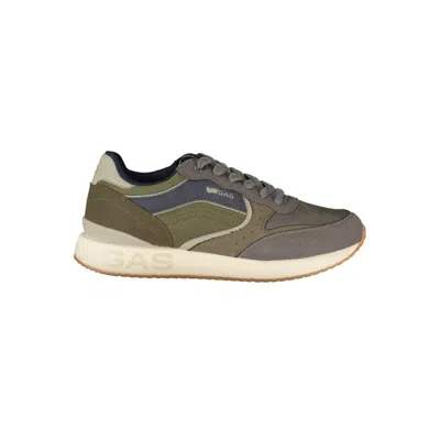 Gas Verde Polyurethane Men's Sneaker In Multi