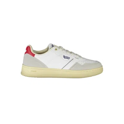 Gas White Artificial Leather Men's Sneaker