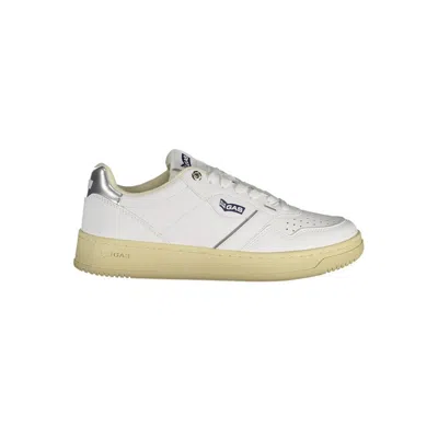 GAS GAS WHITE ARTIFICIAL LEATHER WOMEN'S SNEAKER