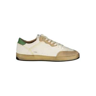 Gas White Polyester Athletic Sneakers In Multi