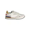 Gas White Polyester Men Sneaker