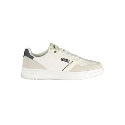 Gas White Polyester Men's Sneaker