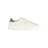 Gas White Polyester Men Sneaker In White
