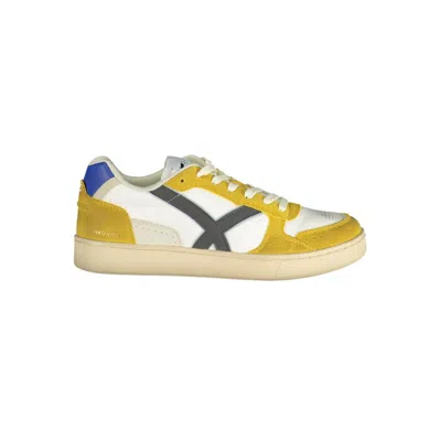 Gas White Polyester Men Sneaker In Multi