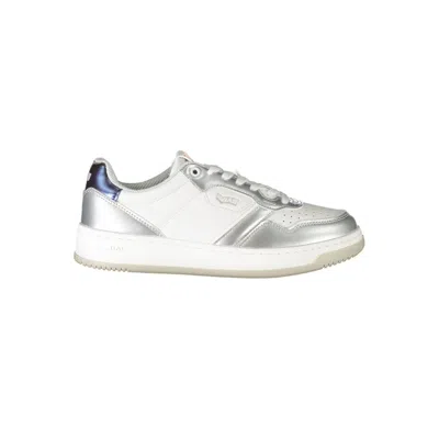 Gas White Polyester Trainer