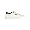 Gas White Polyester Sneaker In White