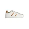 Gas "white Polyester Women Sneaker With Bronze Detailing"