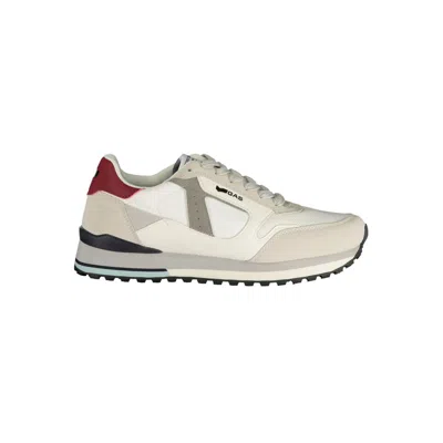 Gas White Polyurethane Men's Sneaker In Neutral