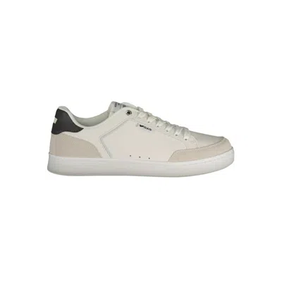 Gas White Polyurethane Men Sneaker In Neutral