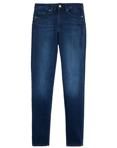 Gas Woman Jeans Blue Size 31w-28l Cotton, Elastomultiester, Elastane
