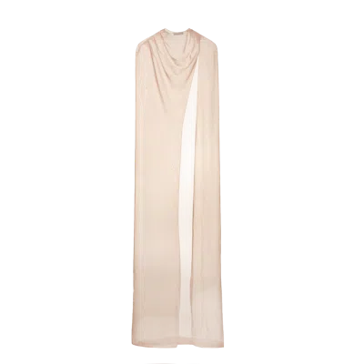 Gasanova Asymmetric Cape Lana In White