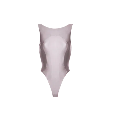 Gasanova Bodysuit With Seam Lana In White