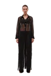 GASANOVA MAXI CHIFFON SHIRT DRESS