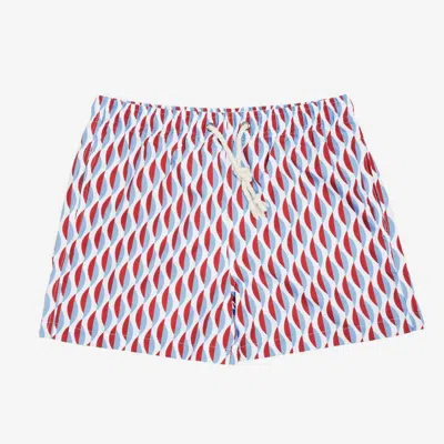 Gassa-damante Swimsuit Sea And Pool Man Gassa D'amante 100100111 Red/blue In Multi