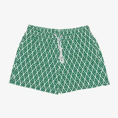 Gassa-damante Swimsuit Sea And Pool Man Gassa D'amante Praiiano 100100108 Green In Multi