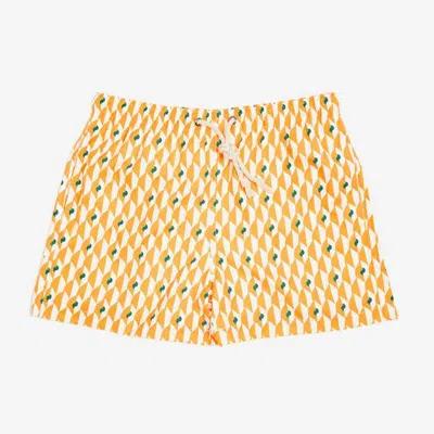 Gassa-damante Swimsuit Sea And Pool Man Gassa D'amante Sorrento 100100113 Yellow/green In Multi
