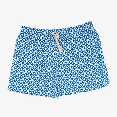 Gassa-damante Swimsuit Sea And Pool Man Gassa D'amante Taormina 100100103 Blue In Multi