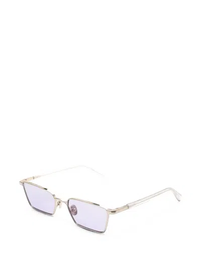 Gast Aurea Rectangle-frame Sunglasses In Silver