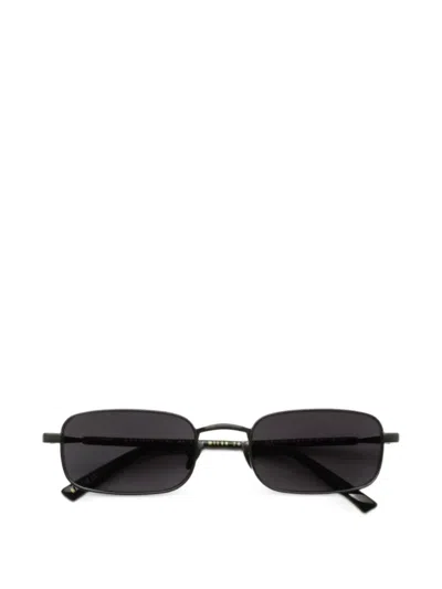 Gast Edara Rectangle-frame Sunglasses In Black