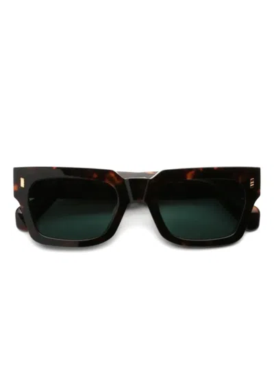 Gast Gotha Square-frame Sunglasses In Brown